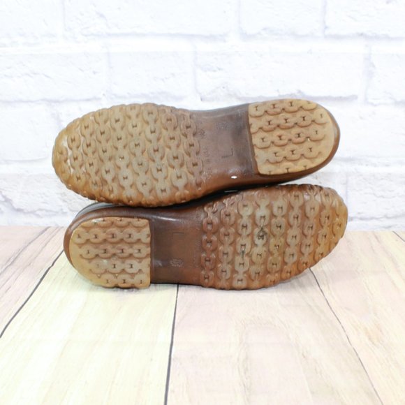 Vintage! LL Bean Brown Leather Unlined Maine Hunting Duck Boots Size 8 M - Picture 11 of 11